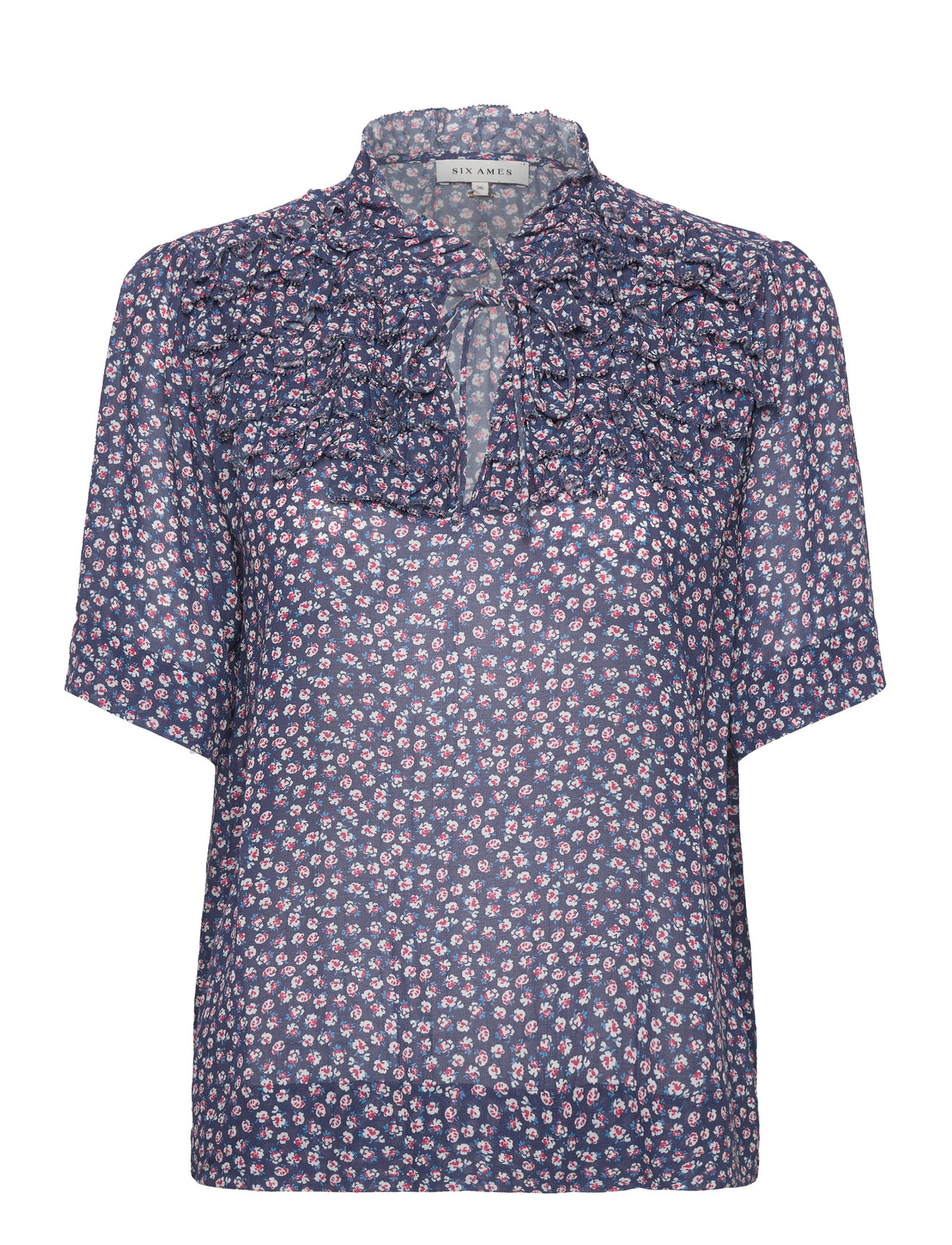 Fine Print Blue Six Ames