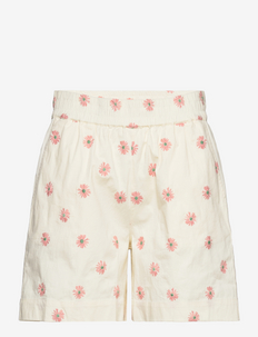 CARLY Emb - casual shorts - embroidery field