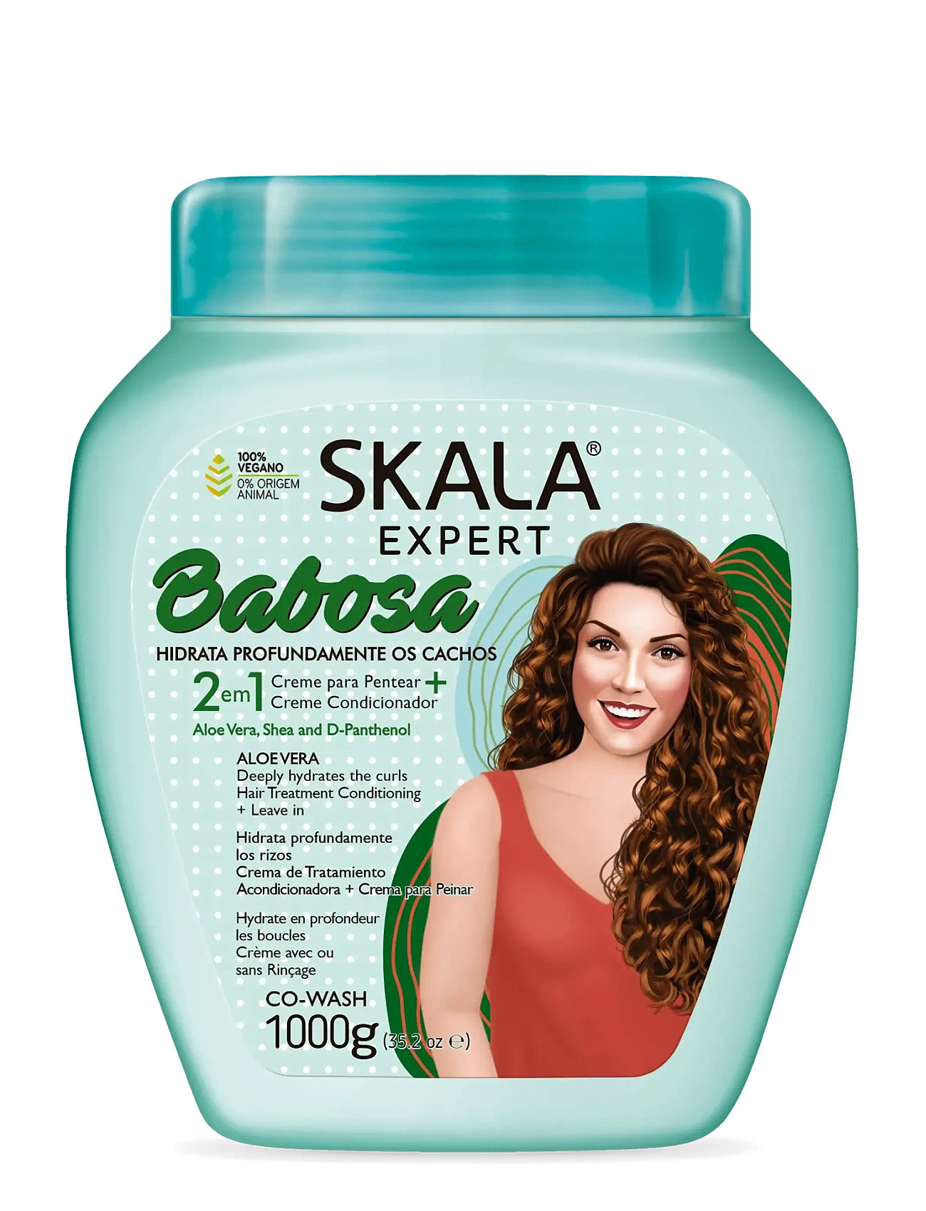 Skala Babosa Aloe Vera Treatment 2-In-1, 1000 G, Nude, Pleje > Balsam, Dame