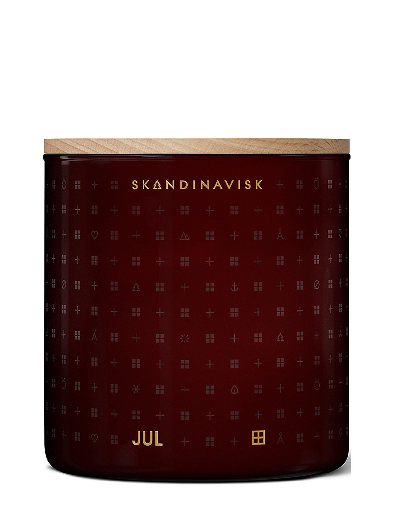 Skandinavisk Jul Scented Candle 400G Röd