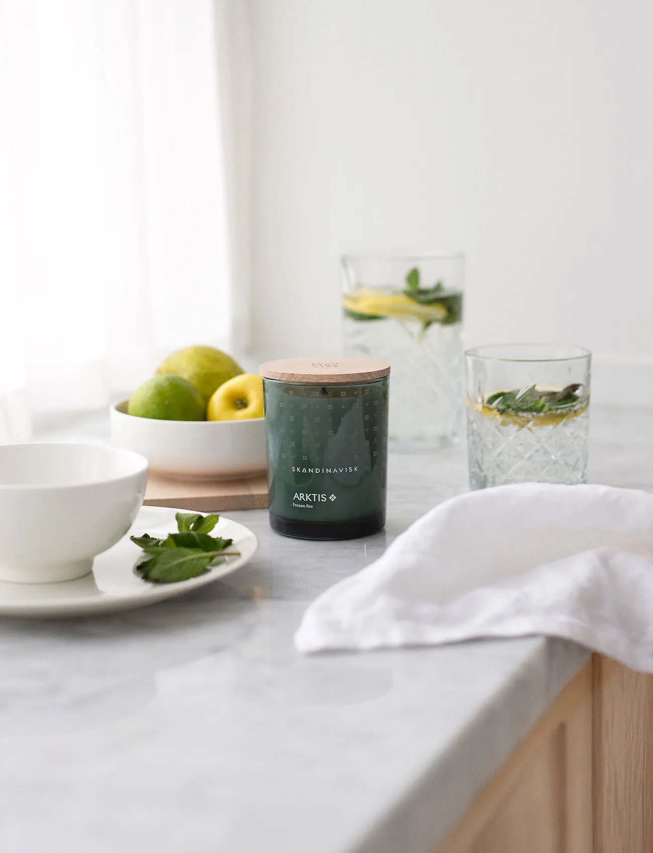 Skandinavisk Arktis Scented Candle 200G, 200 G, Blue, Hjem > Duftlys, Dame