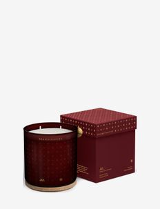 Christmas - 2-wick JUL candle 400g - julpynt - merlot red