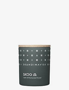 SKOG Scented Candle with Lid 65g - doftljus - forest green