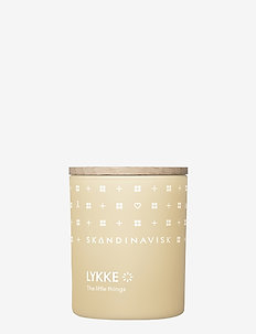 LYKKE Scented Candle with Lid 65g - duftlys - powder yellow