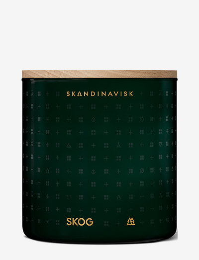 Christmas - 2-wick SKOG candle 400g - hjem & spa - forest green