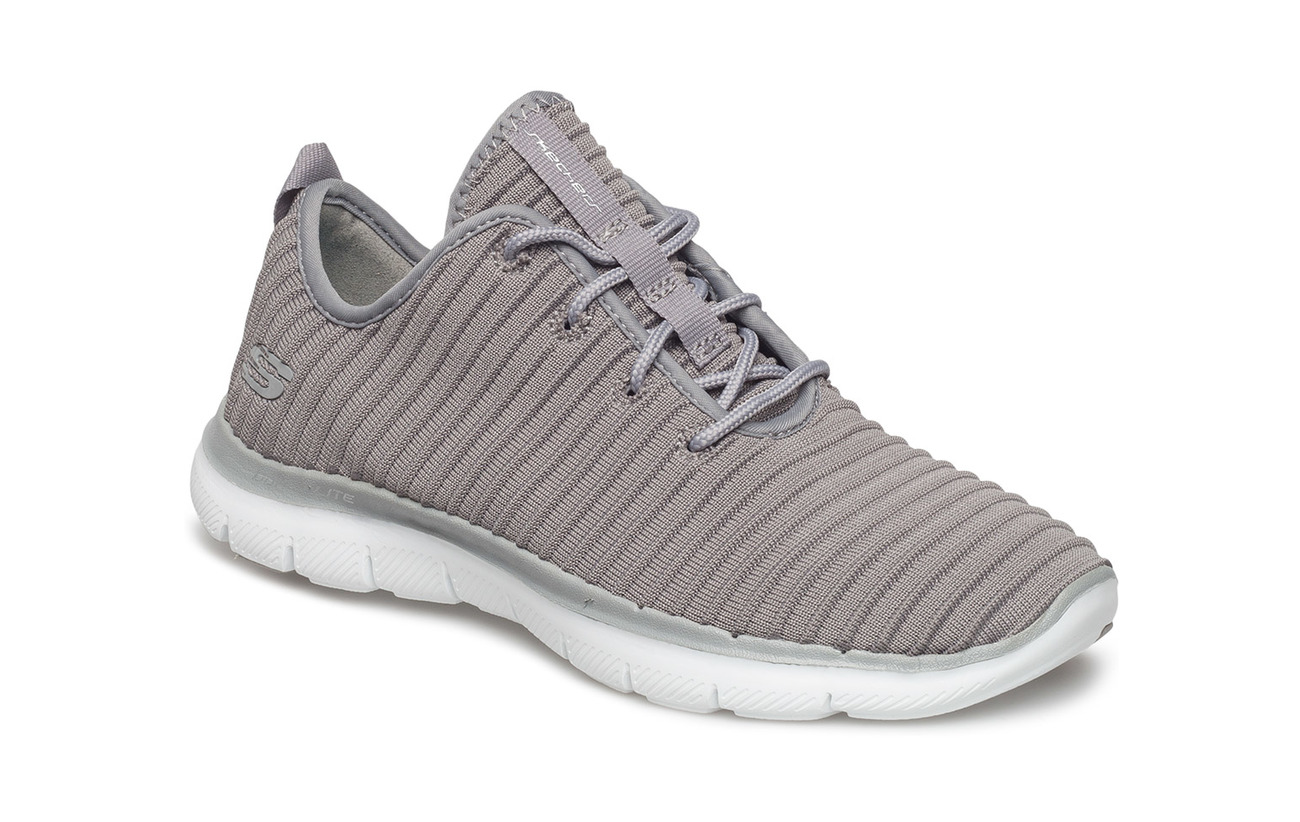 Skechers Womens Flex Appeal 2.0 - Estates (Gry Grey), 449.40 kr | Stort udvalg af designer 