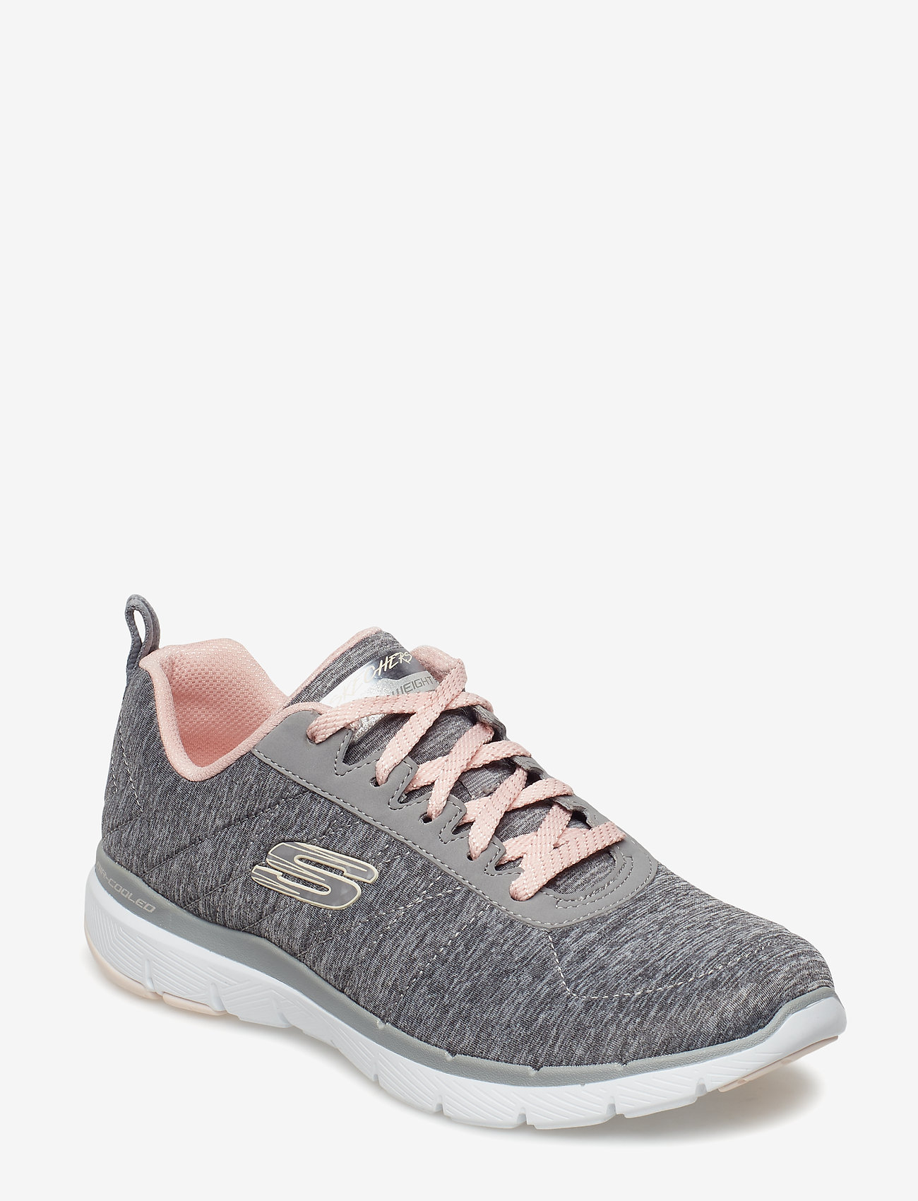 Womens Flex Appeal 3.0 Insiders (Gylp Gray Light Pink Skechers Sport FLEX APPEAL 3.0 Joggesko graylight pink