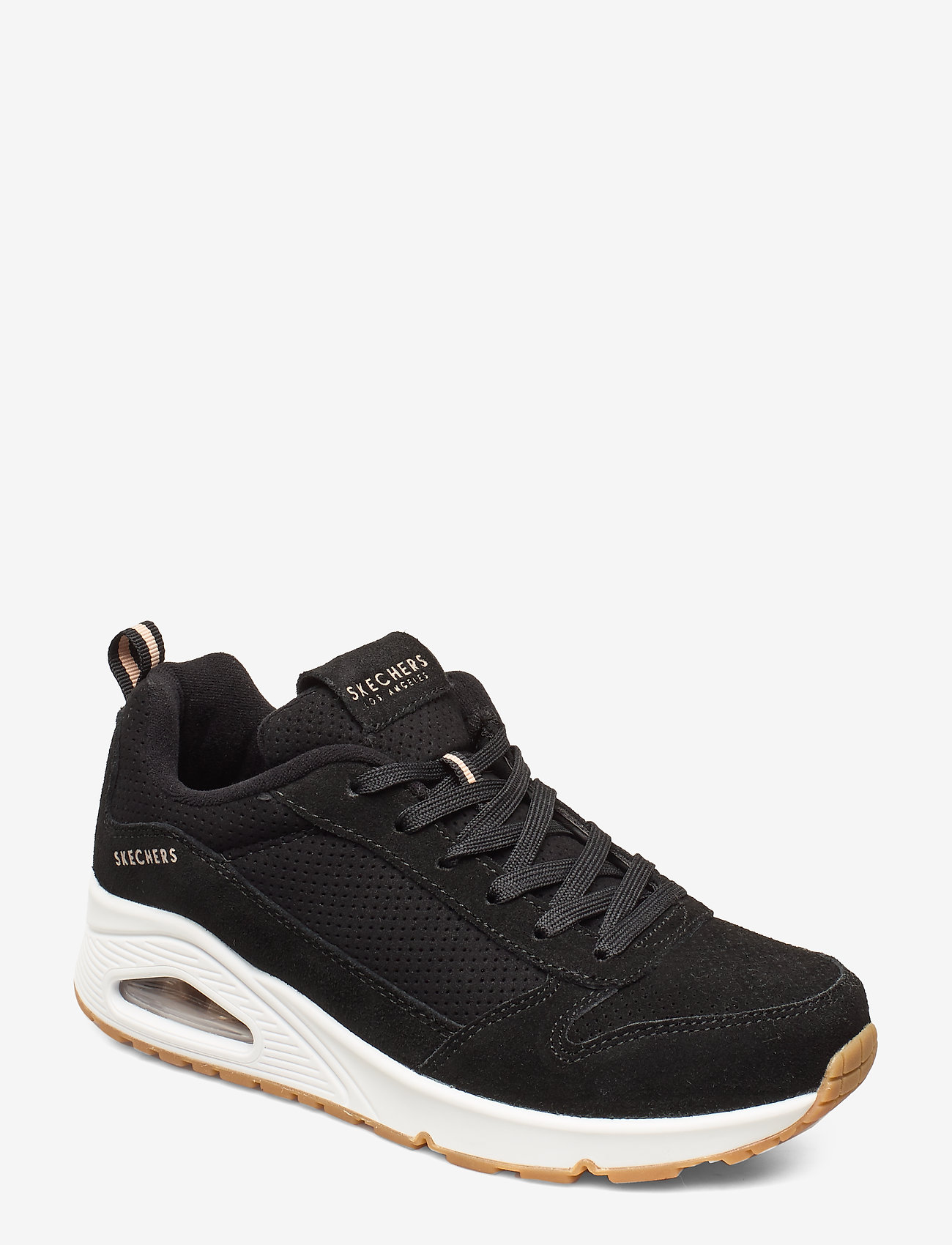 uno skechers black