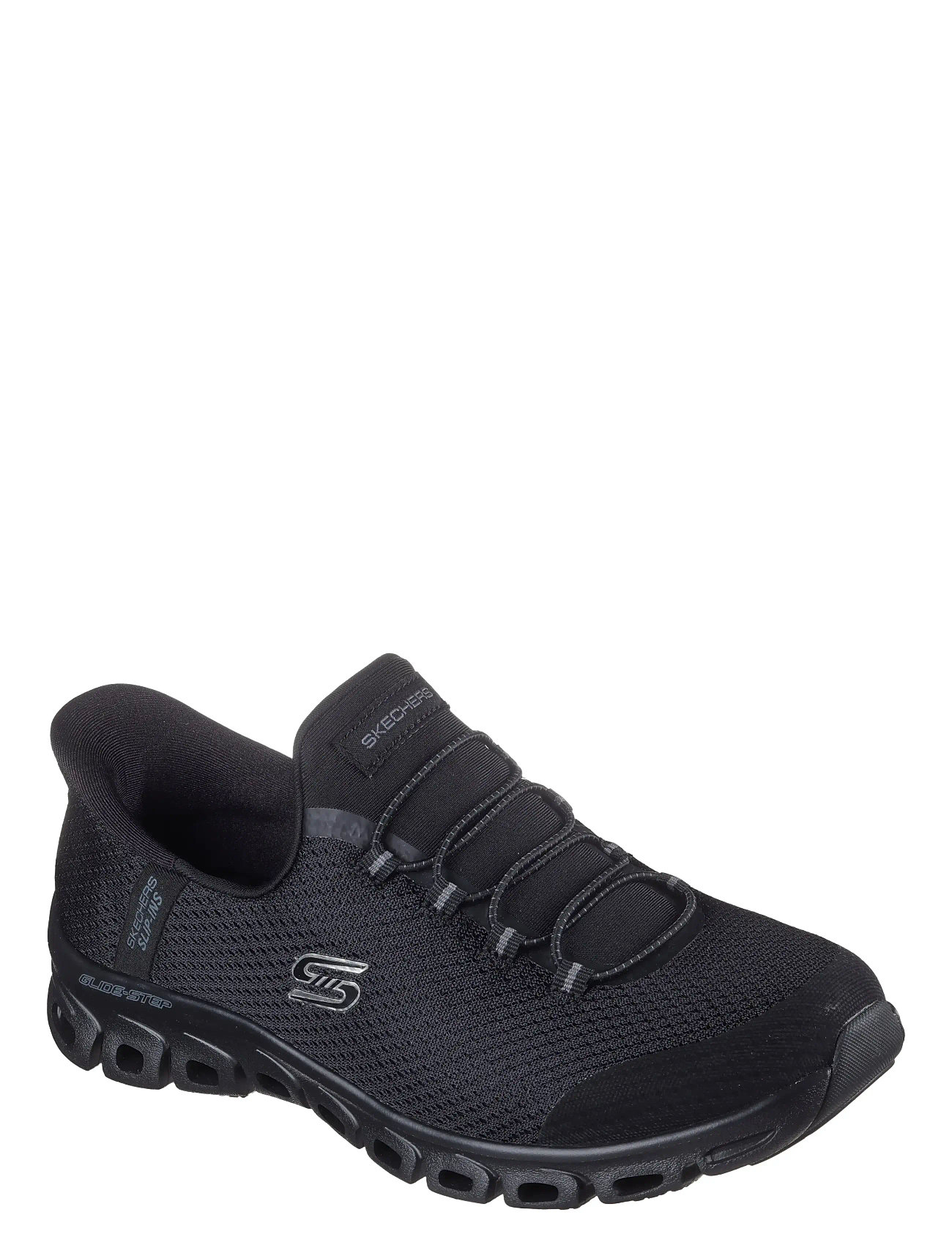 Skechers Women Glide-Step Pursuit, 36, Black, Sneakers > Sneakers Med Lav Top, Dame