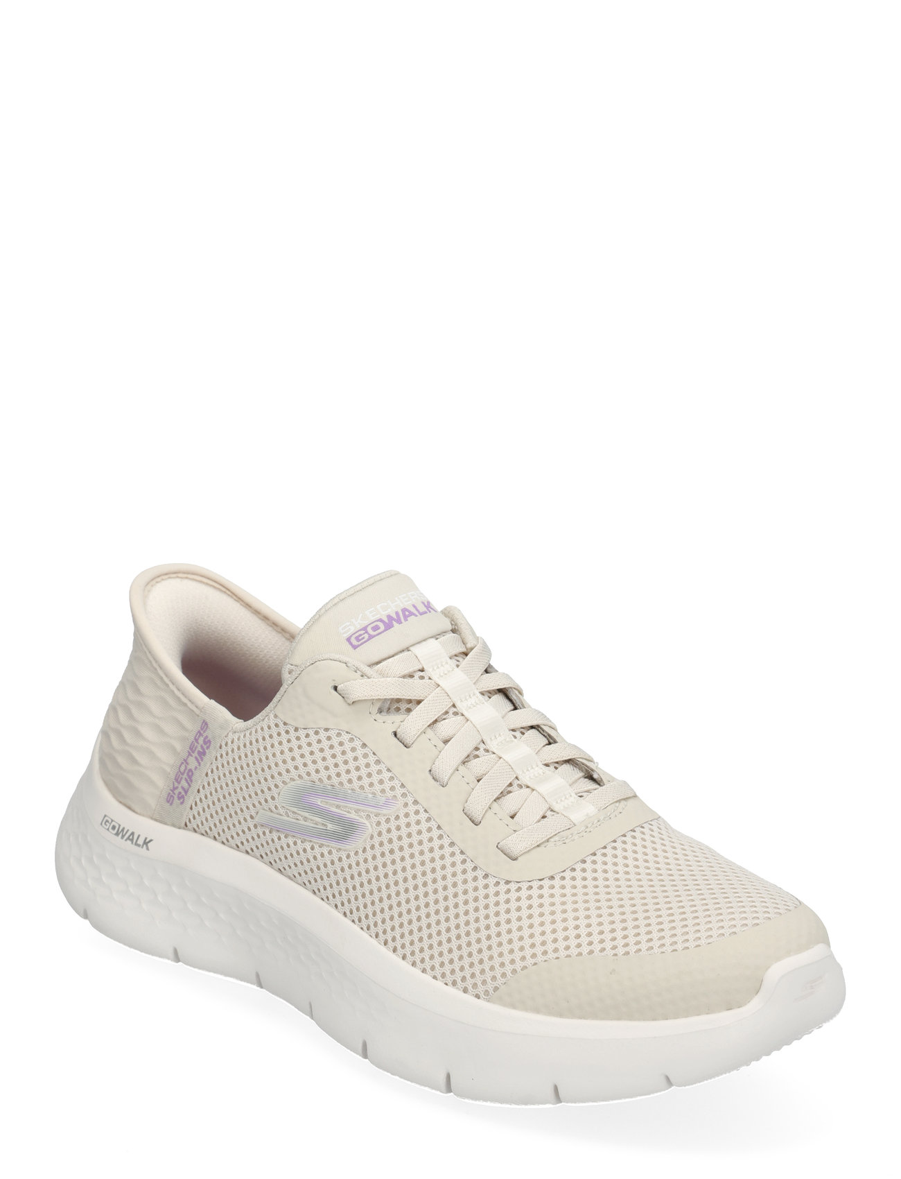 Womens Go Walk Flex - Grand Entry - Slip-Ins Low-top Sneakers Cream Skechers