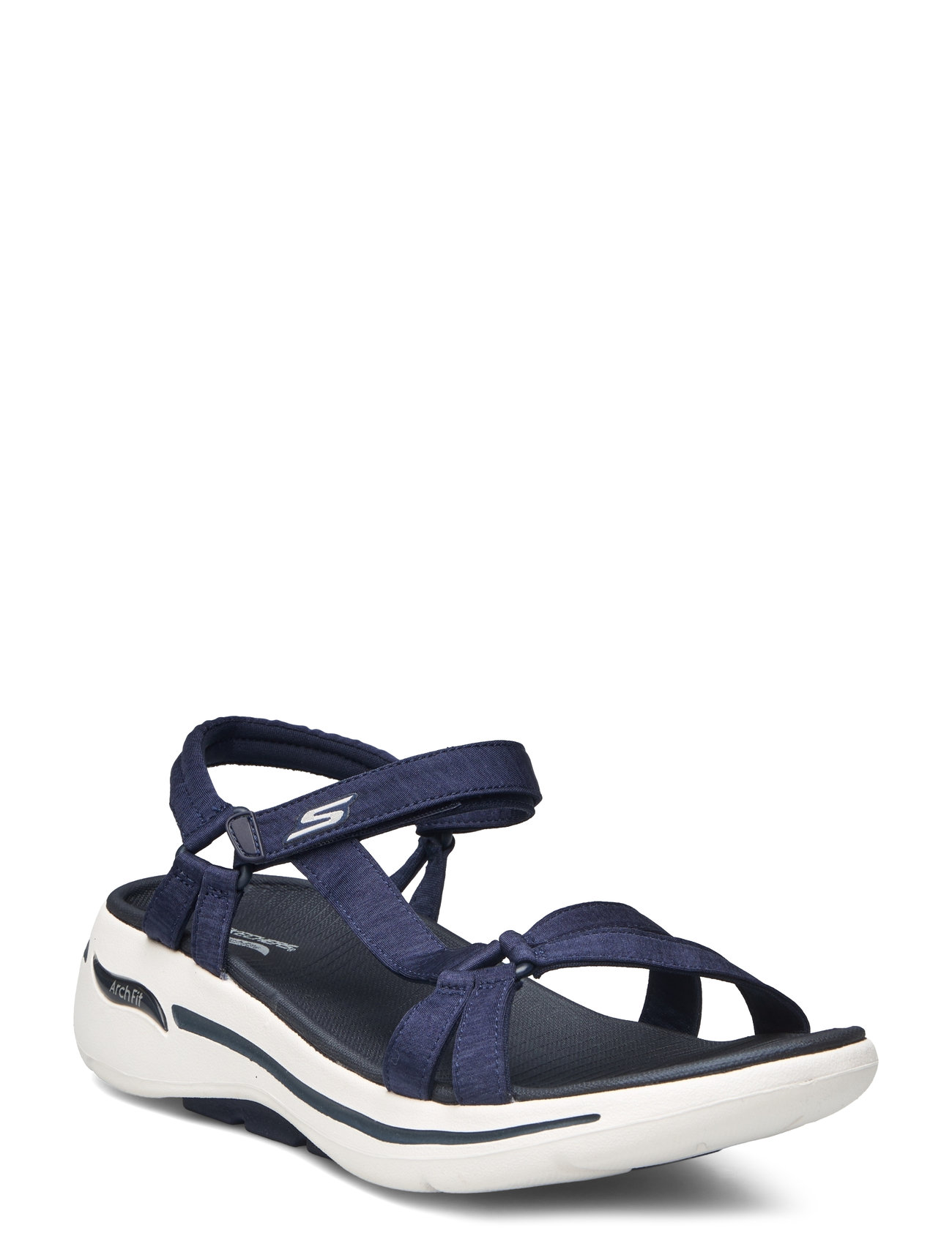 Womens Gowalk Arch Fit - Elite Sandal Flade Sandaler Navy Skechers