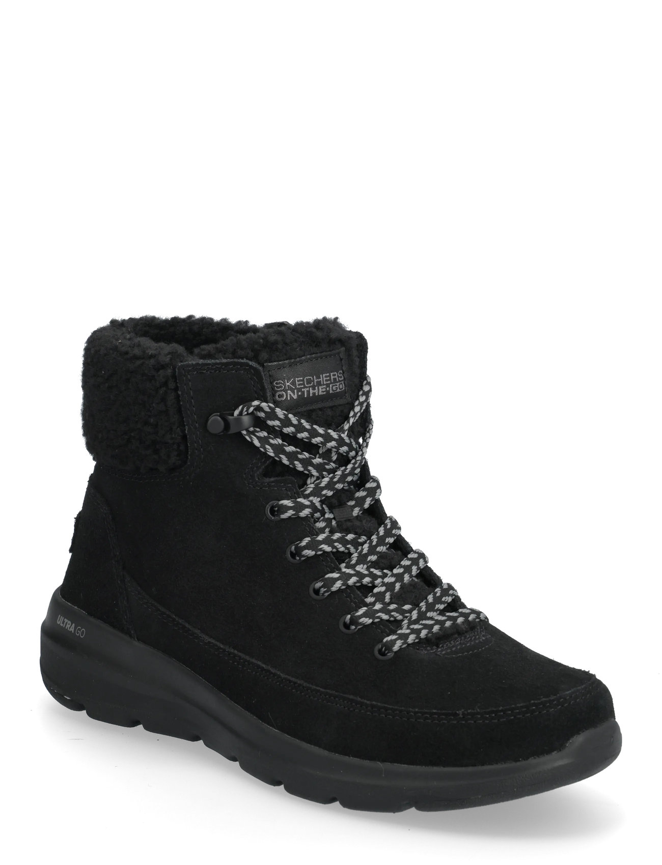 SKECHERS Damen Glacial Ultra Autumn Days Schwarz - 37 - Damen