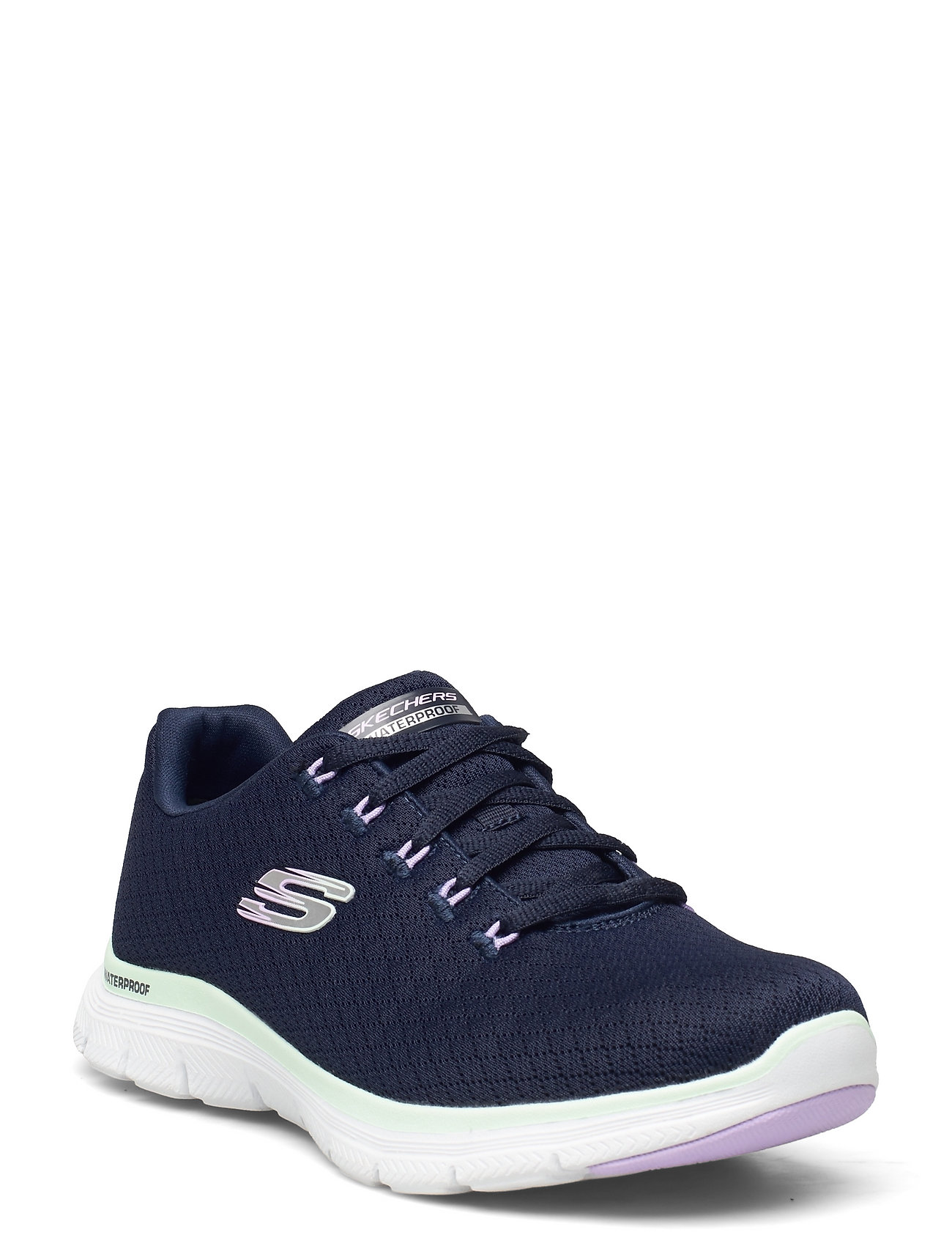 Womens Flex Appeal 4.0 - Waterproof Low-top Sneakers Blue Skechers