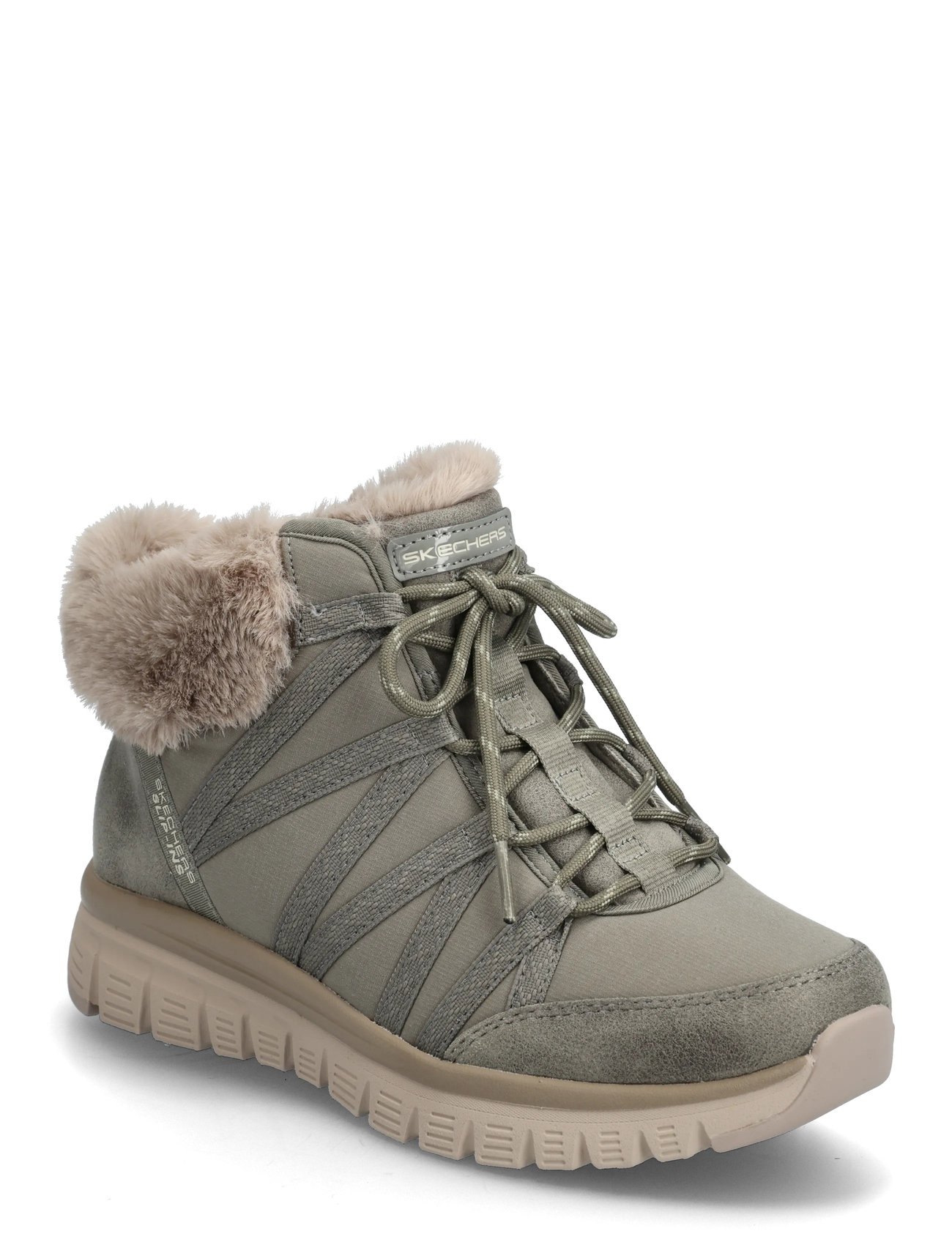 SKECHERS Damen Graceful Cozy Strolls Khaki - 36 - Damen