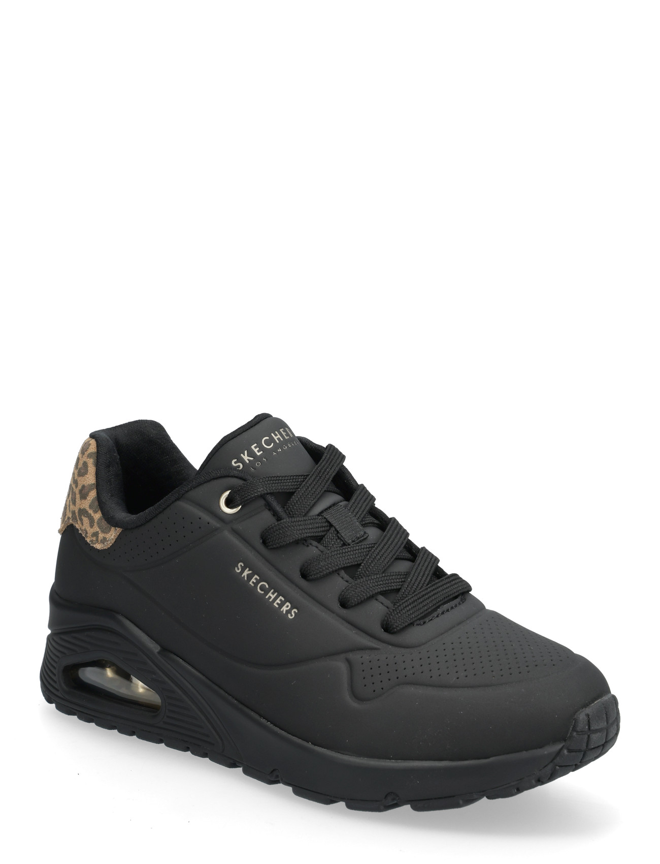 Skechers Uno-Jungle Nite, 39, Black, Sneakers > Sneakers Med Lav Top, Dame