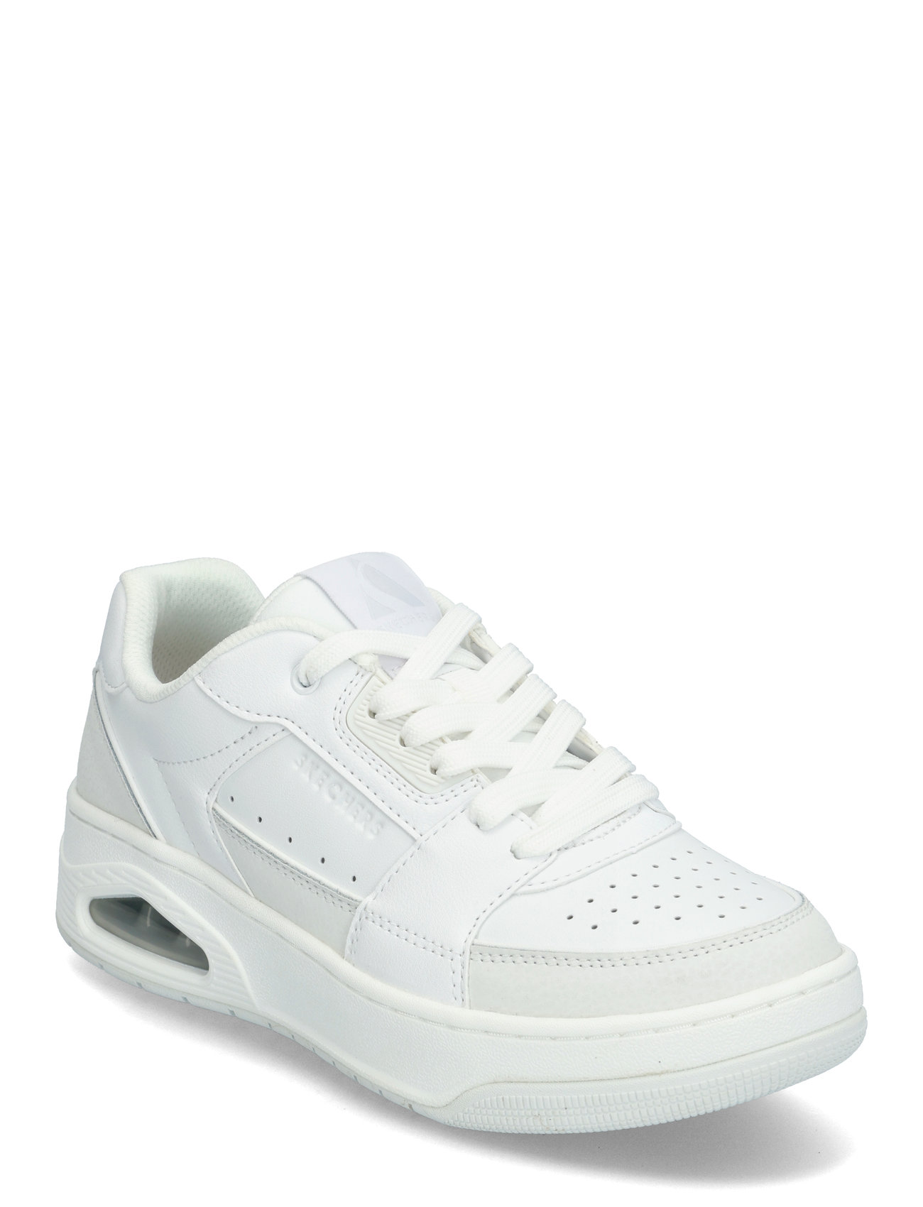 Women Uno Court Courted Style Shoes Sneakers Chunky Sneakers White Skechers