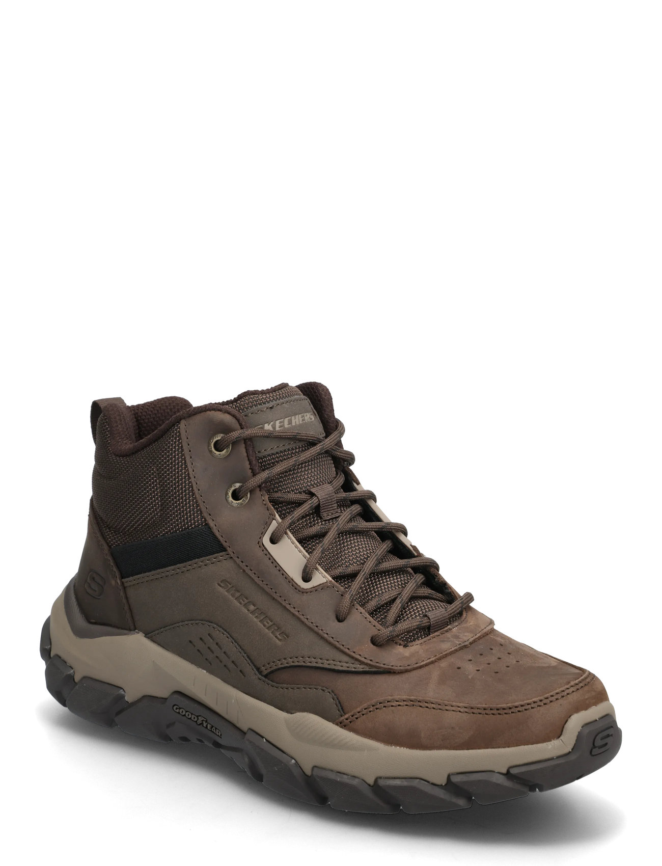 SKECHERS Herren Santoro Hopkins Braun - 45 - Herren