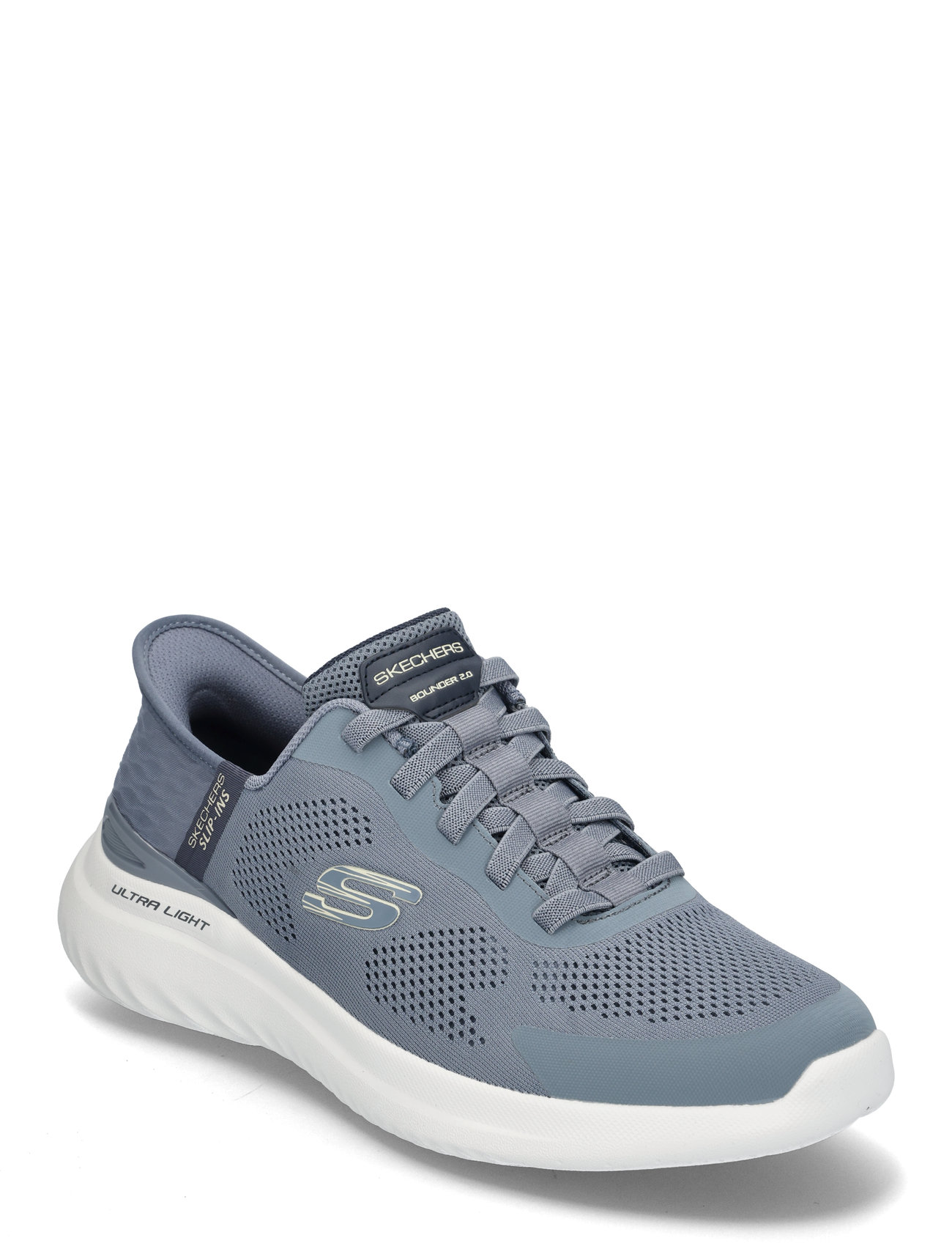 Skechers Bounder 2.0 - Emerged, 44, Blue, Sneakers > Sneakers Med Lav Top, Herre