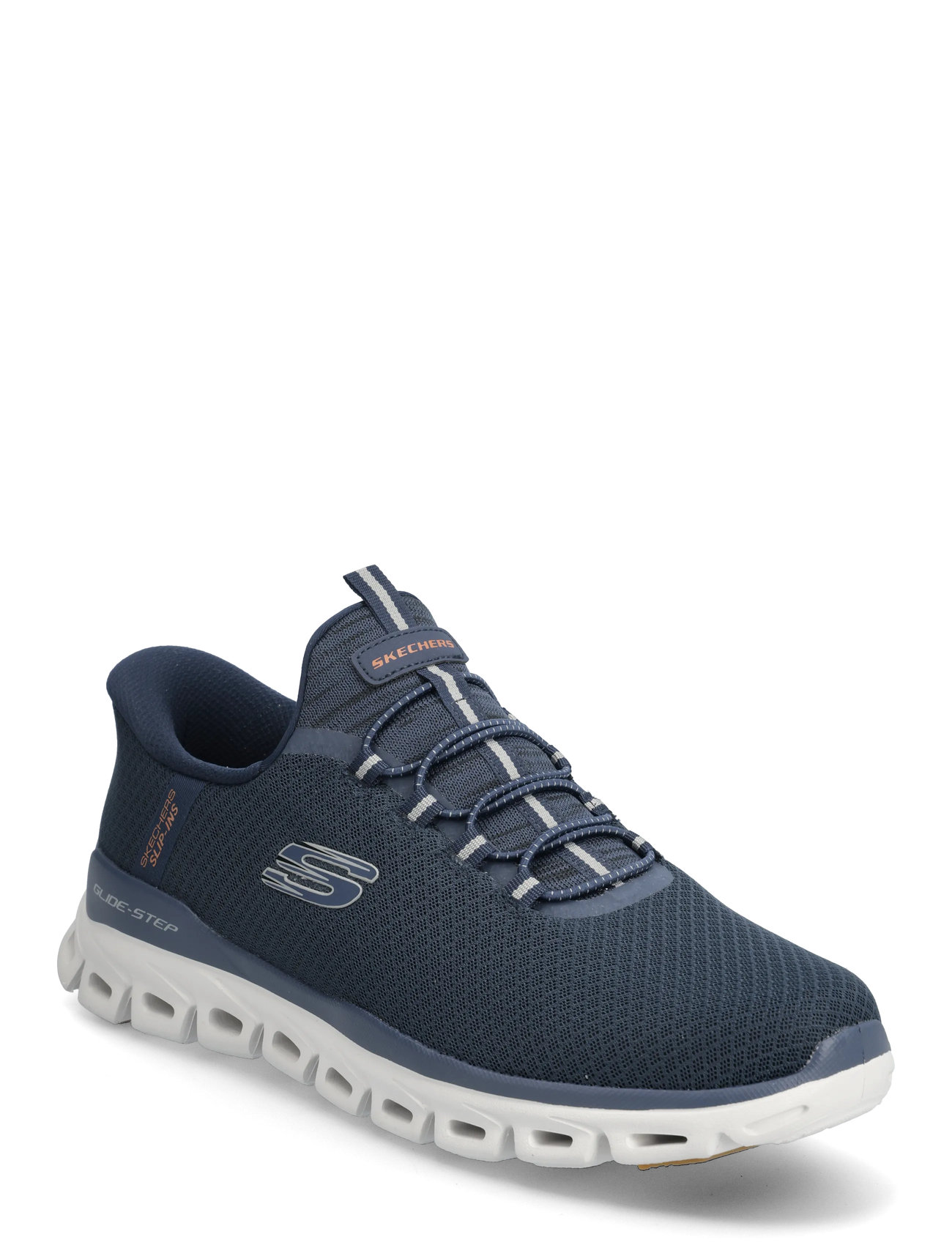 Skechers Men Glide-Step Noxus, 47.5, Navy, Sneakers > Sneakers Med Lav Top, Herre