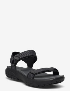Womens Outdoor Ultra - flat sandals - bkgy black grey