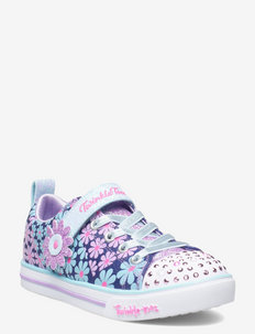 Girls Sparkle Lite - Super Bloom - blinking sneakers - dmlt denim multicolor