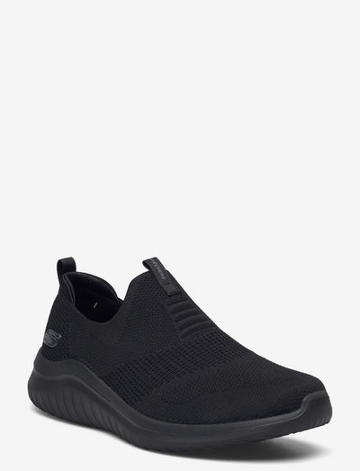 skechers ultra go black shoes