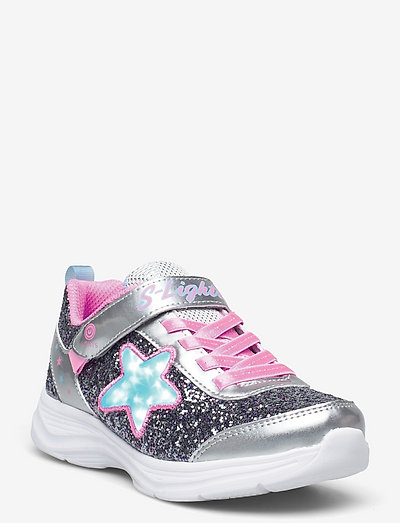 Girls Glimmer Knicks - Starlet Shine - blinkande sneakers - slpk silver pink