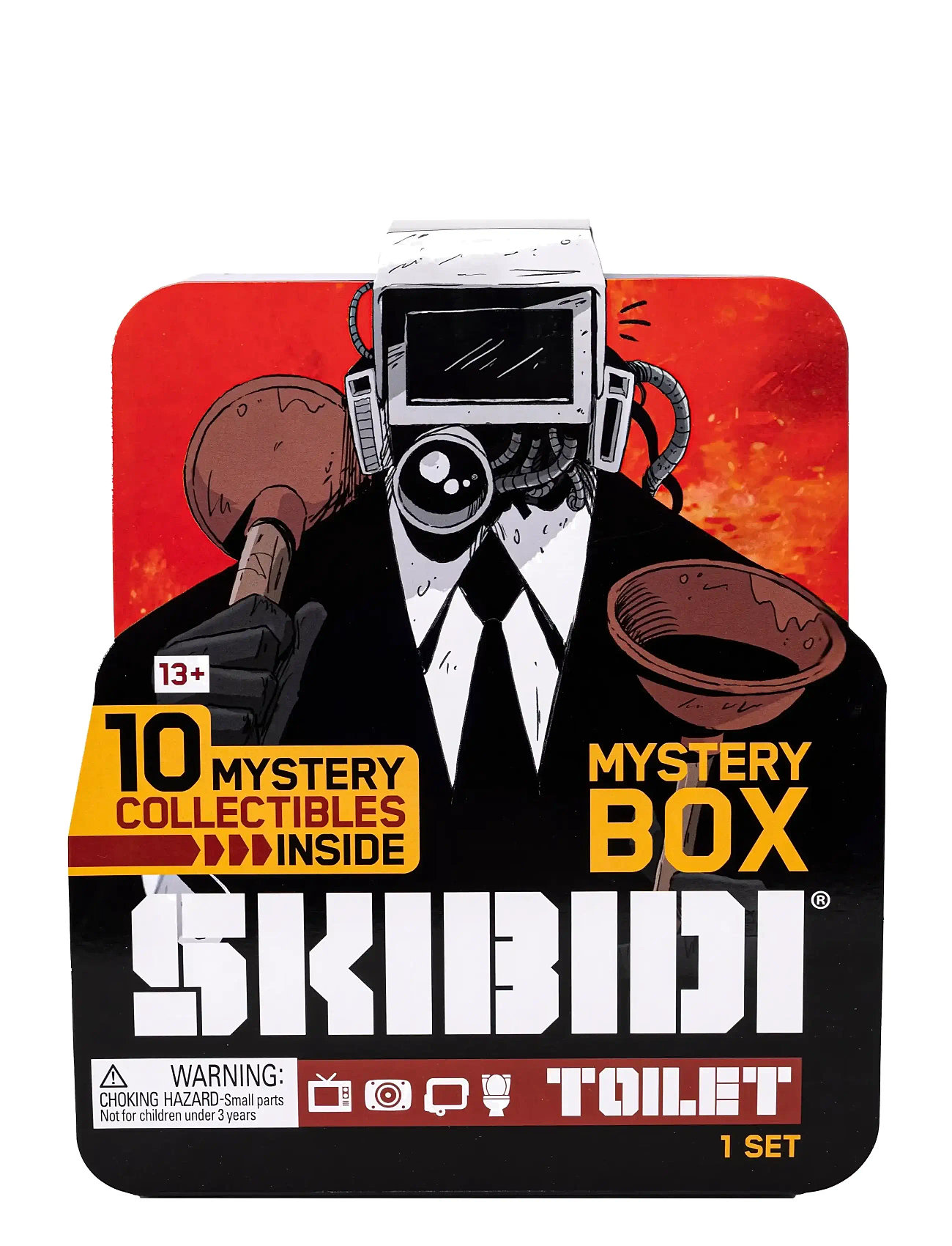 Skibdi Toilet Skibidi Toilet Mystery Box, One Size, Black, Legesæt Og Actionfigurer > Film- Og Eventyrfigurer, Børn