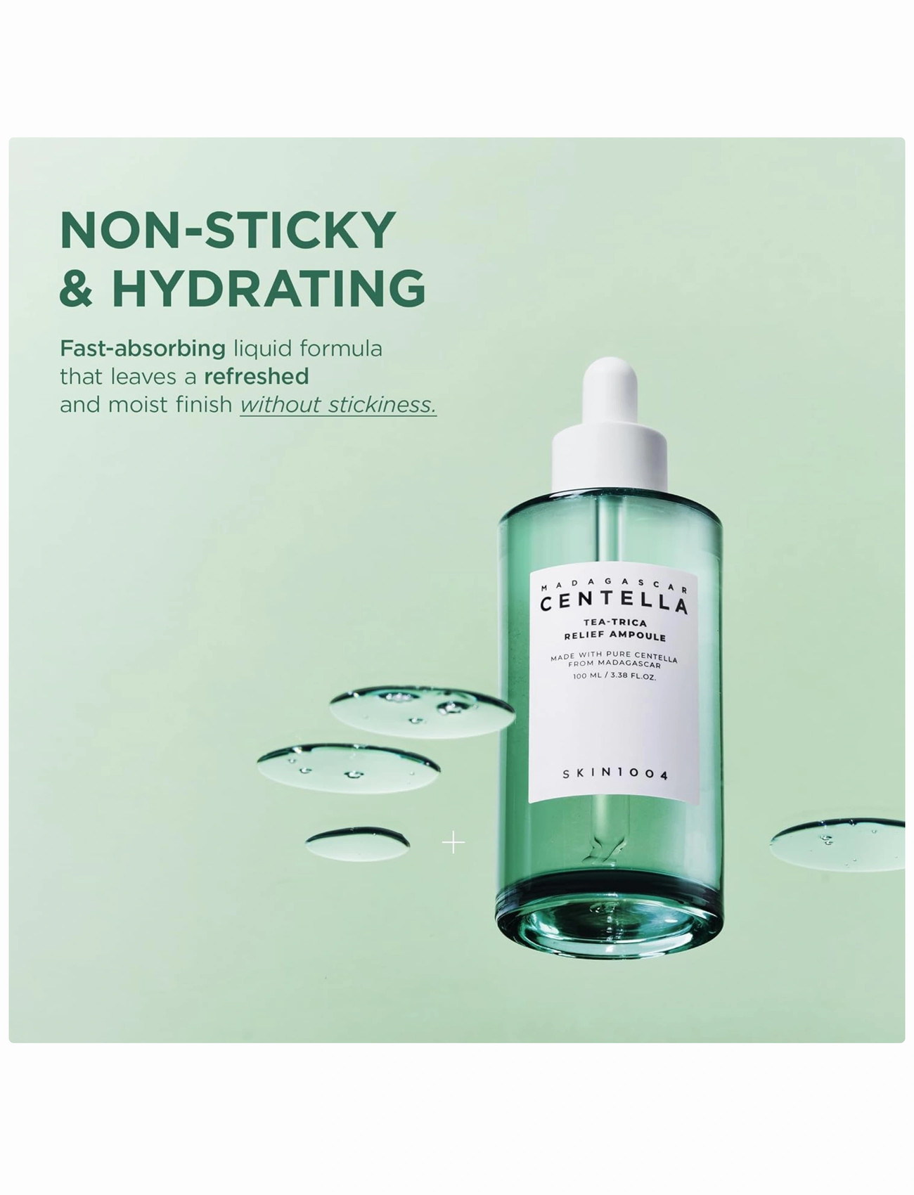 SKIN1004 Madagascar Centella Tea-Trica Relief Ampoule, 100 ml, Nude, Ansigt > Serum, Dame