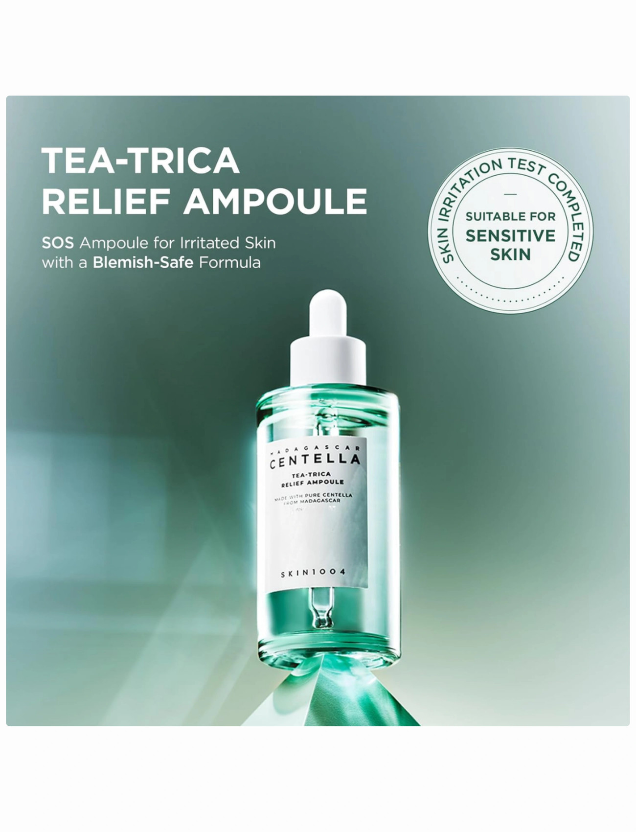SKIN1004 Madagascar Centella Tea-Trica Relief Ampoule, 30 ml, Nude, Ansigt > Serum, Dame