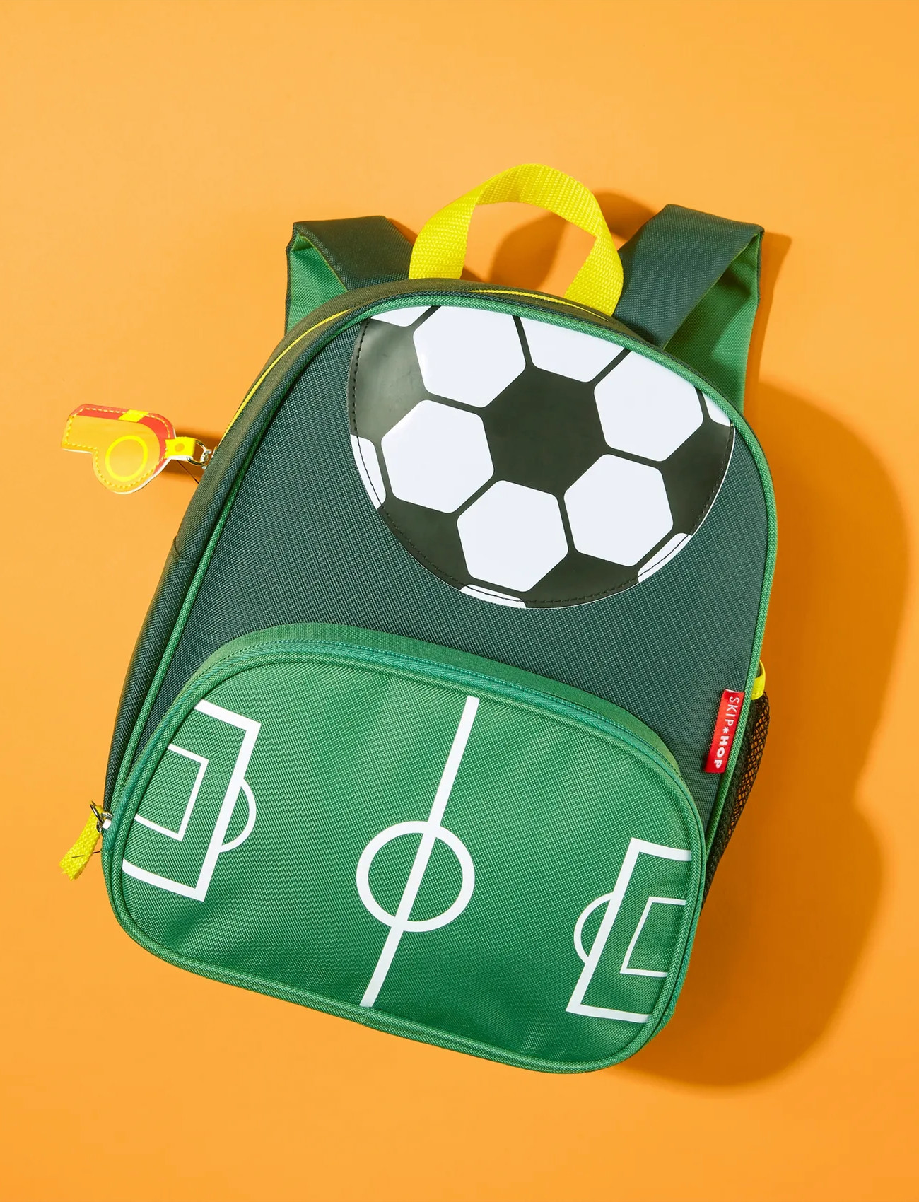 Skip Hop Skip Hop Spark Style Little Kid Backpack "Fotboll", One Size, Green, Tasker > Rygsække, Børn