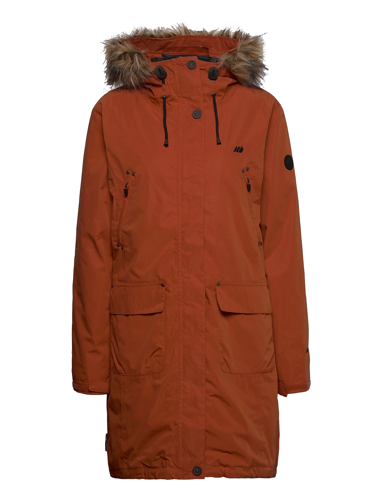 Sande 2-Layer Technical Coat Outerwear Parka Coats Orange Skogstad