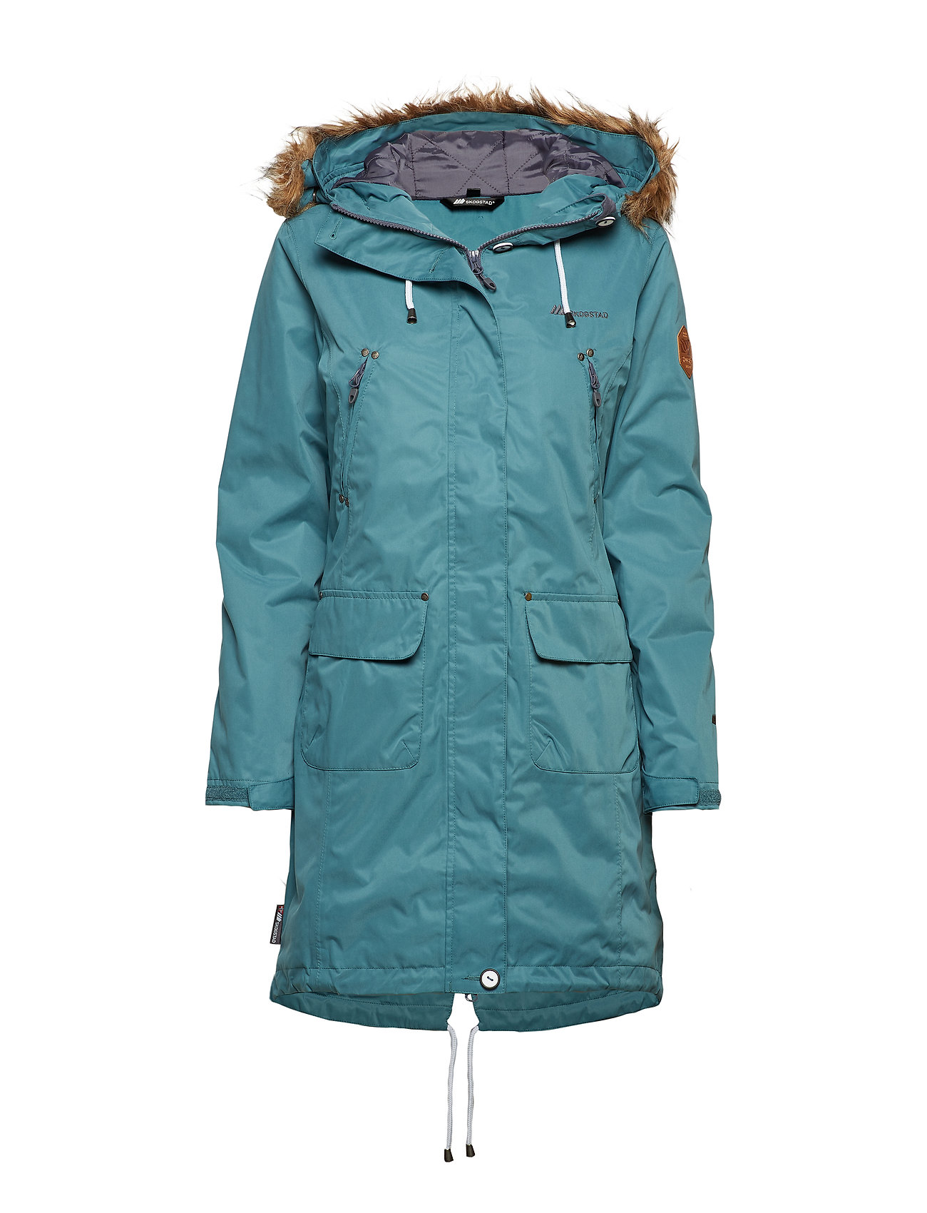 Sandnes 2 Layer Technical Coat Parka Lange Jas Blauw Skogstad skogstad kopen in de aanbieding