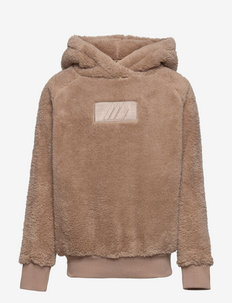 Gjekstad sherpa fleece hoodie - hoodies - warm sand