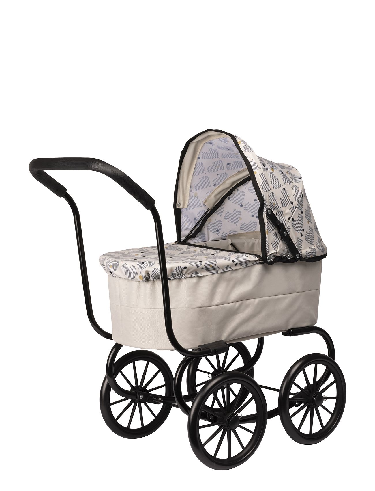 Skrållan Dockvagn Klassisk Toys Dolls & Accessories Doll Trolleys Cream Skrållan