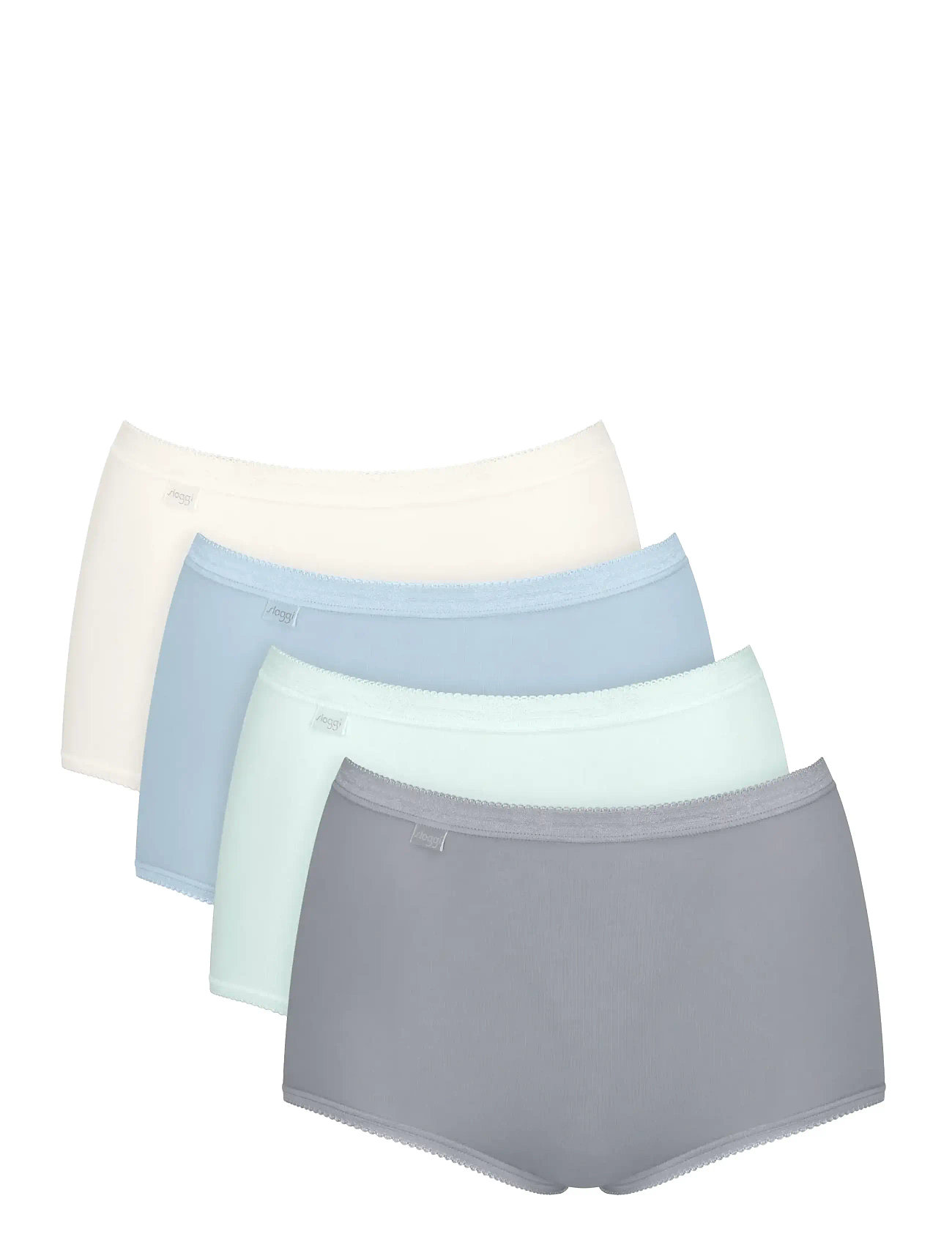 sloggi Sloggi Basic+ Maxi C4P, 52, Grey, Trusser > Trusser Med Høj Talje, Dame