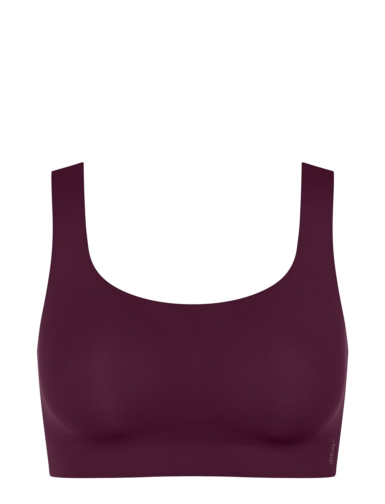 Sloggi Zero Feel 2.0 Top Lingerie Bras & Tops Soft Bras Tank Top Bras Burgundy Sloggi