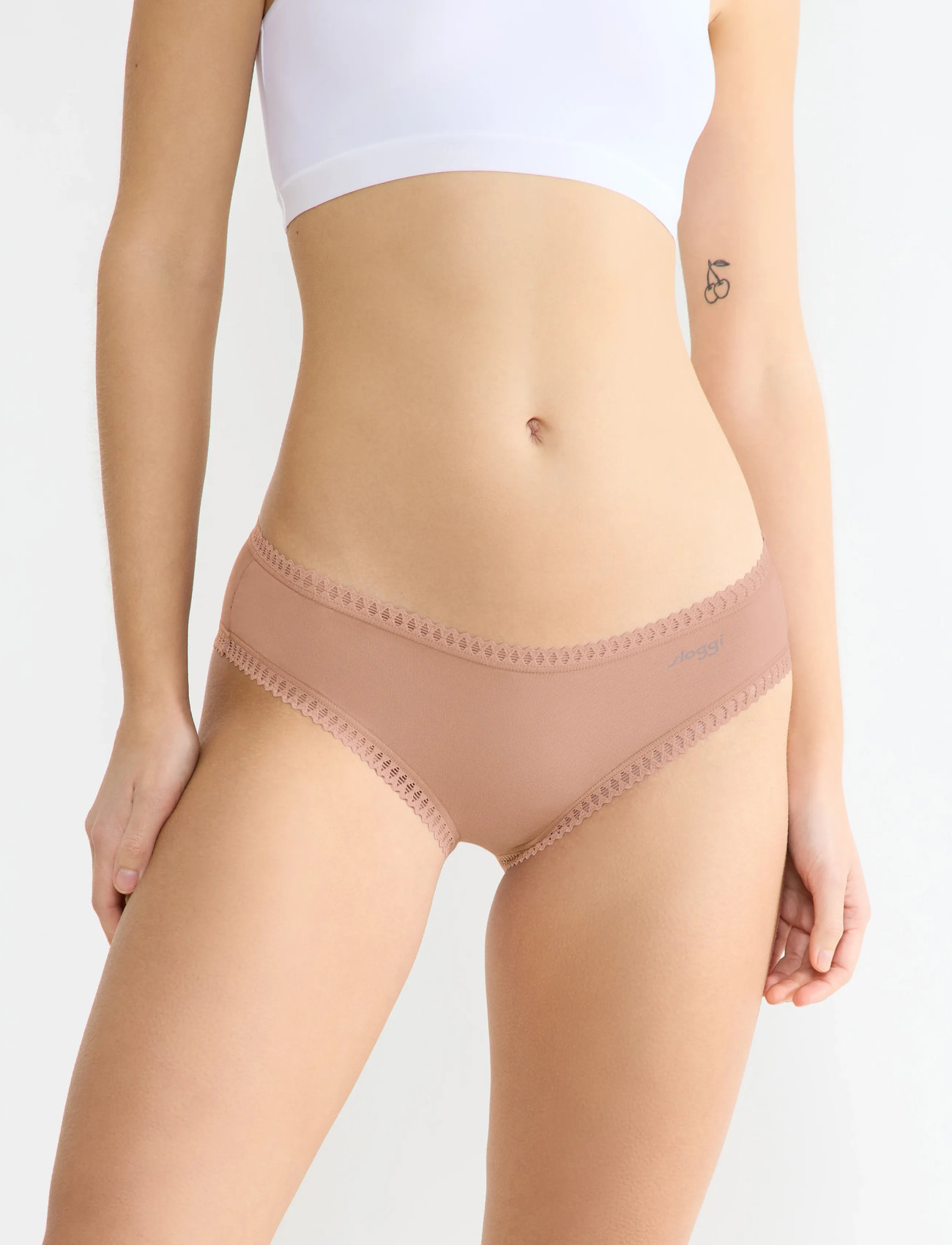 sloggi Sloggi Go Crush Hipster C3P, XXL, Beige, Trusser > Hipster & Boyshorts, Dame