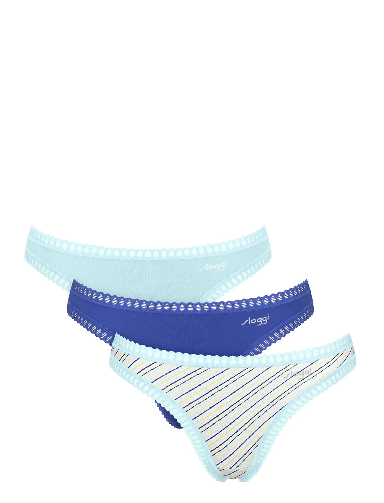 sloggi Sloggi Go Crush String C3P, M, Multi/patterned, Trusser > G-Streng, Dame
