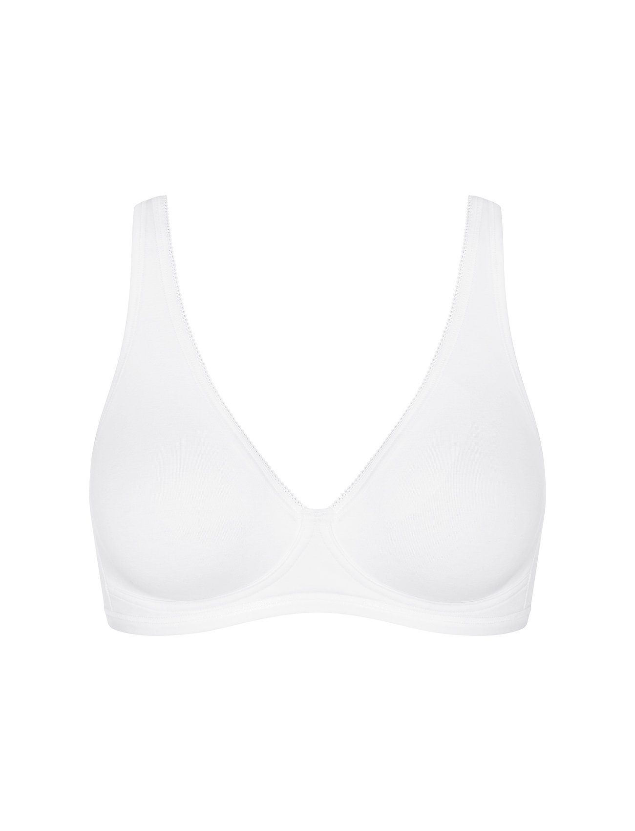 Sloggi Basic+ Soft Bra Lingerie Bras & Tops Soft Bras Bralette White Sloggi