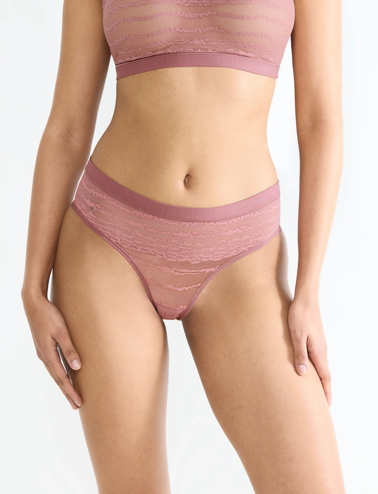 sloggi Sloggi Free Evolve Hipster Lace, 2, Pink, Trusser > Hipster & Boyshorts, Dame