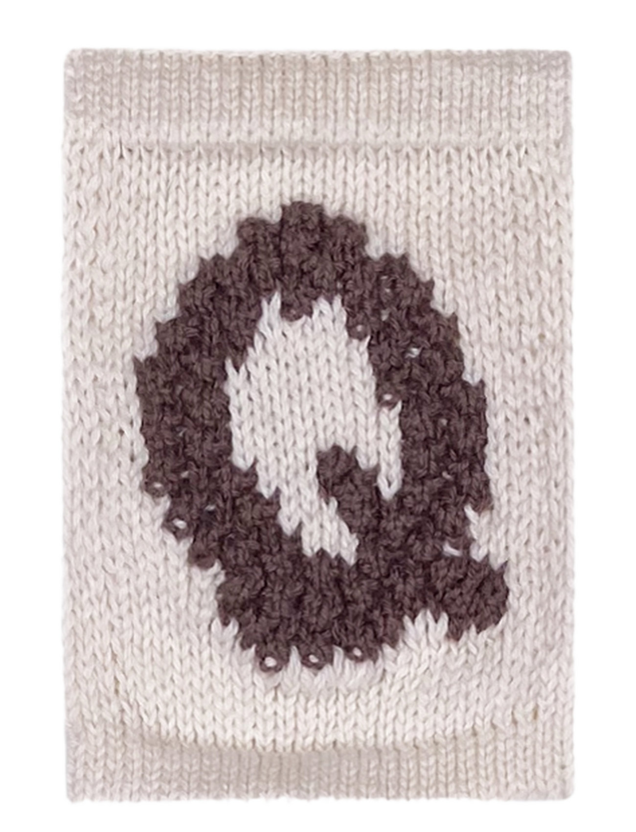Knitted Letter Q, Nature Home Kids Decor Decoration Accessories-details Cream Smallstuff