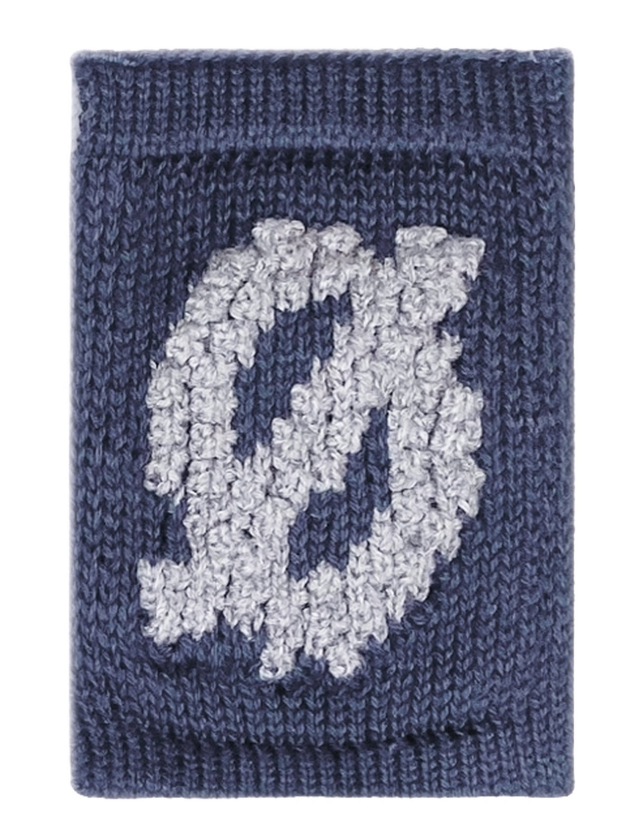 Smallstuff Knitted Letter Ø, Blue, One Size 10 cm, Blue, Børneindretning > Dekorationstilbehør-Detaljer, Børn