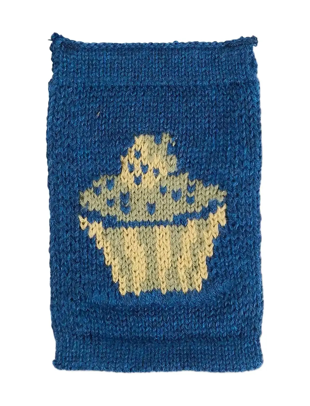Smallstuff Knitted Flag, Birthsday Cake, Blue, One Size, Blue, Børneindretning > Dekorationstilbehør-Detaljer, Børn