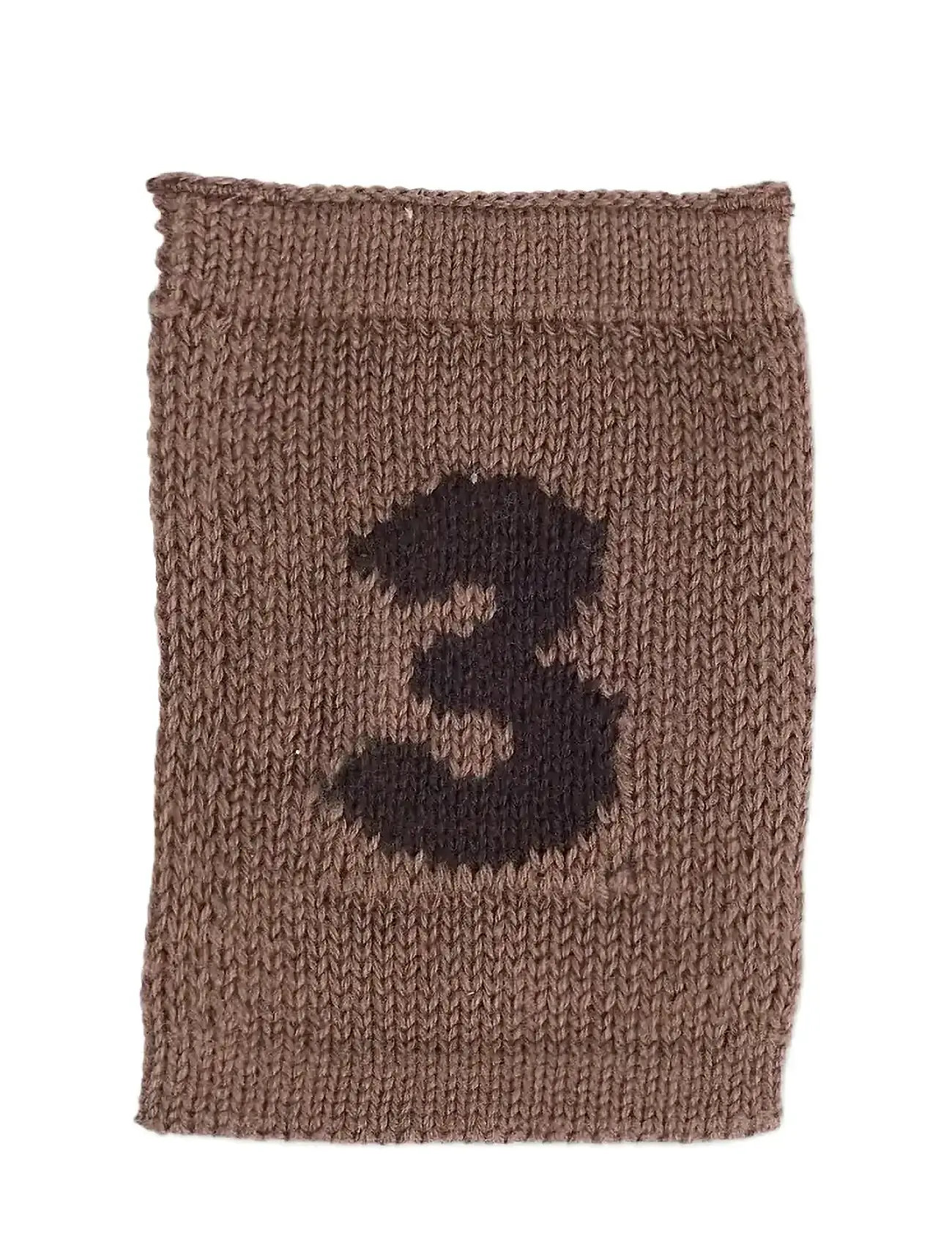 Smallstuff Knitted Flag, 3, Nature, One Size, Brown, Børneindretning > Dekorationstilbehør-Detaljer, Børn