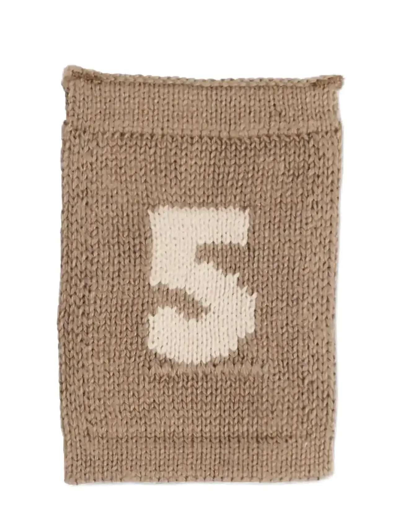 Smallstuff Knitted Flag, 5, Nature, One Size, Beige, Børneindretning > Dekorationstilbehør-Detaljer, Børn
