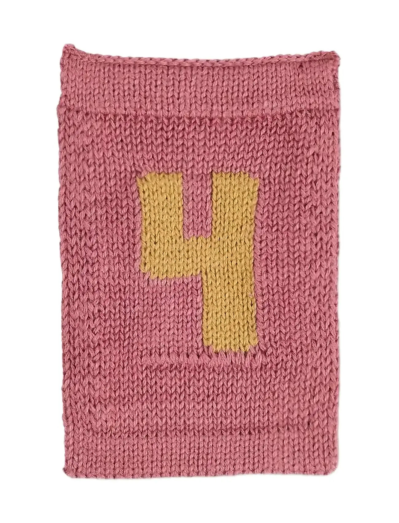 Smallstuff Knitted Flag, 4, Rose, One Size, Pink, Børneindretning > Dekorationstilbehør-Detaljer, Børn