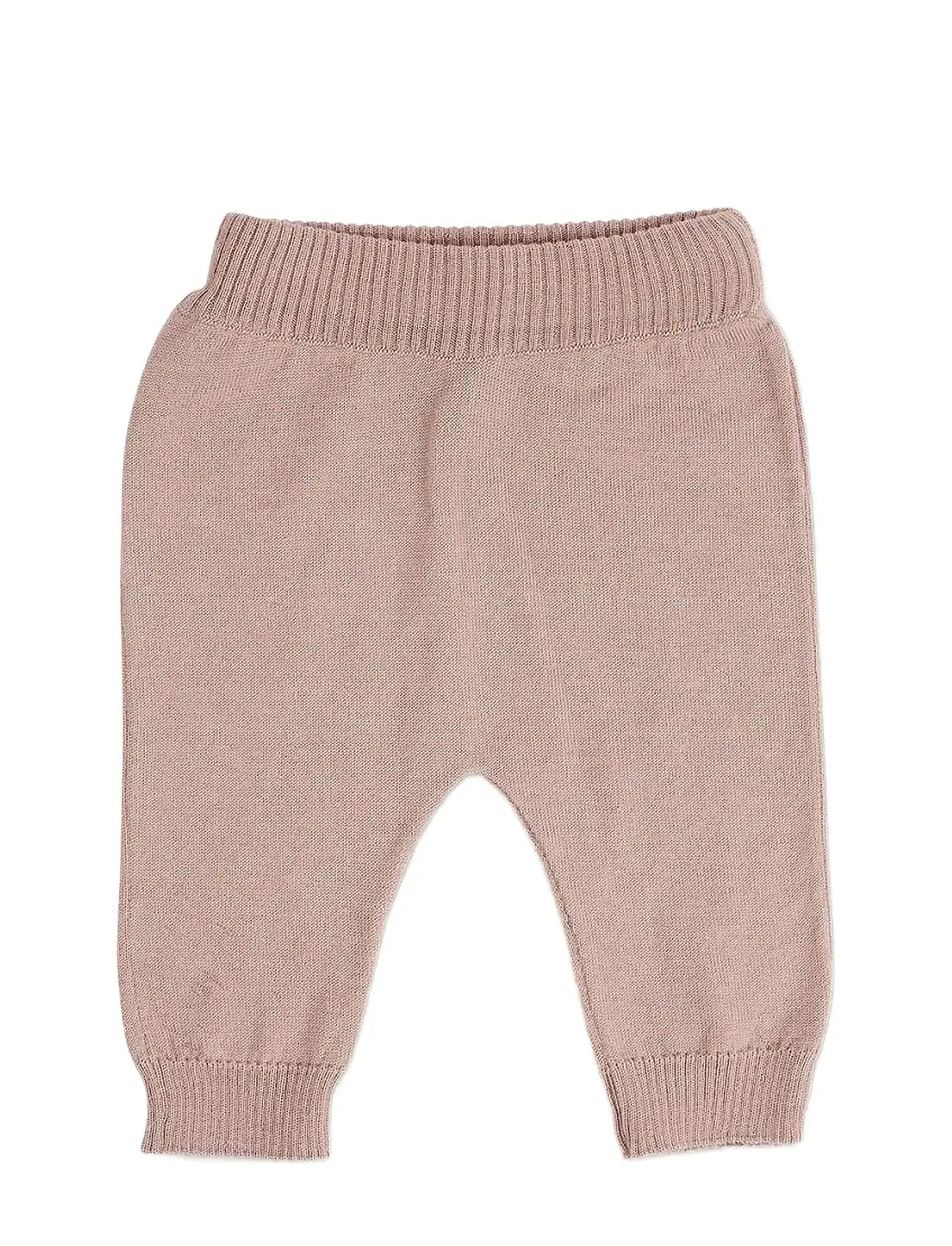Smallstuff Pants, Flat Knit Merino Wool, Blue, 56/62, Pink, Underdele > Bukser, Børn