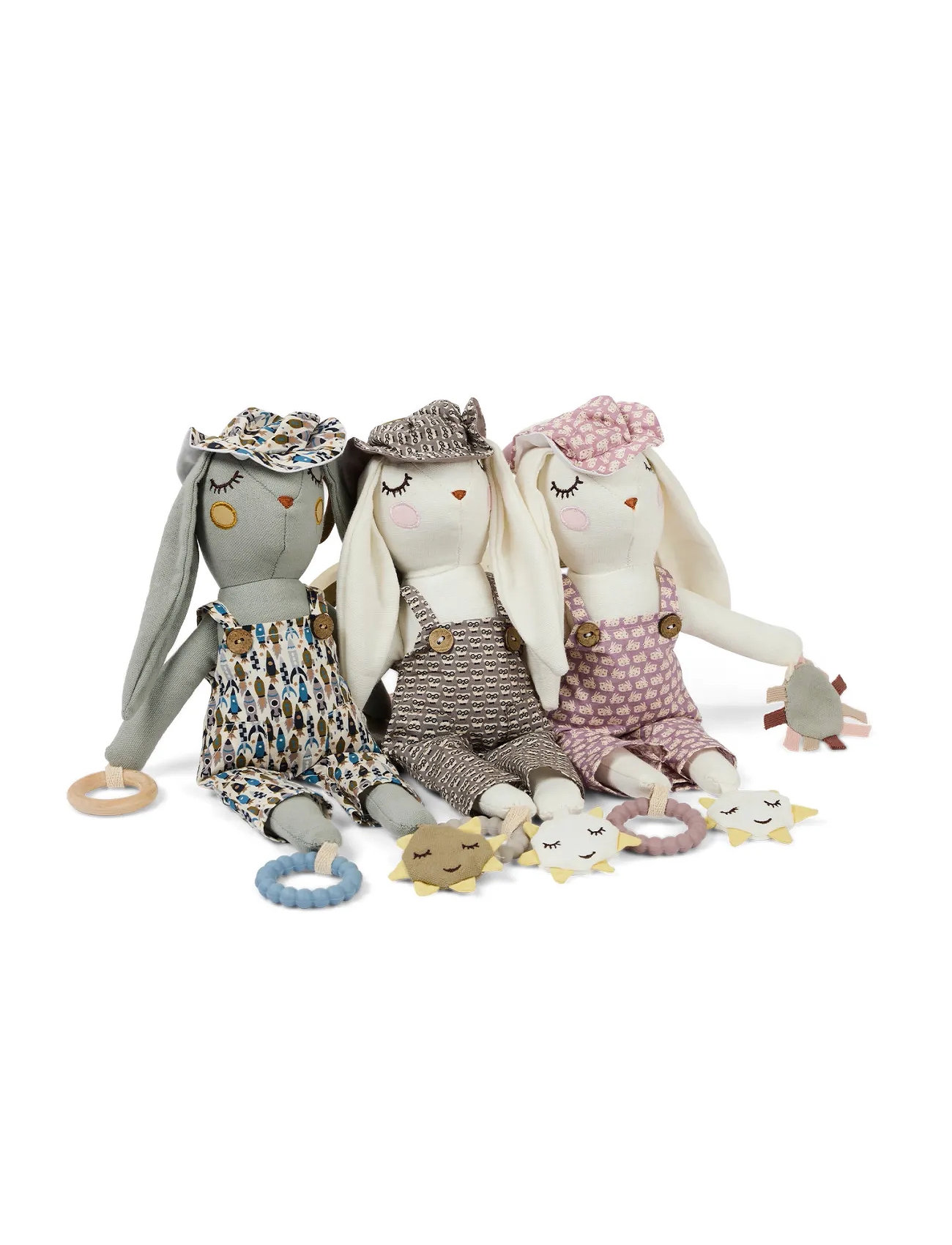Smallstuff Activity Bunny, For Autochair, Rose Rabbit, One Size, Pink, Soft Legetøj > Stuffed Animals, Børn