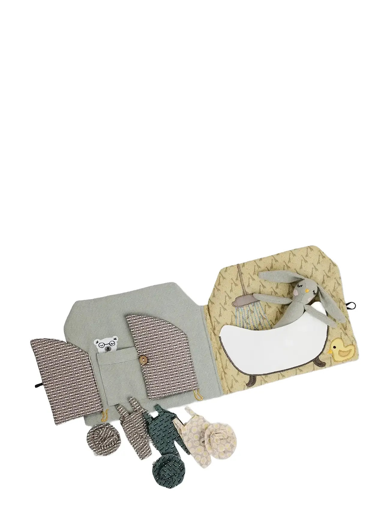 Smallstuff Tiny House Book, Bathroom, One Size, Beige, Børnebøger > Babybøger, Børn